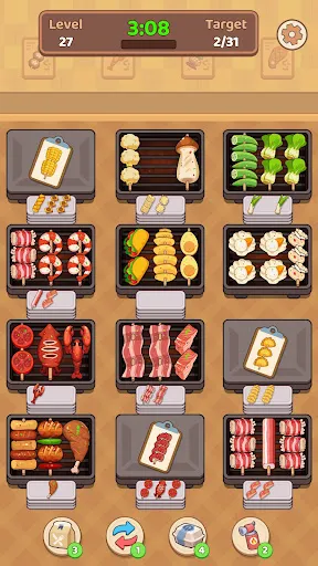 Food Skewer - Sort & Grill | Games | XWorld