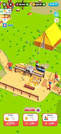Idle Lumber Mill | Jogos | XWorld