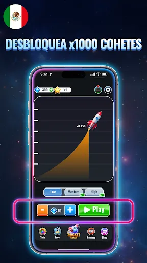 Crash Rocket - Win & Crash | juego | XWorld