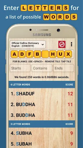 Scrabble & WWF Word Checker | Games | XWorld