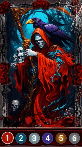 Dark Night Color by Numbers | 游戏 | XWorld
