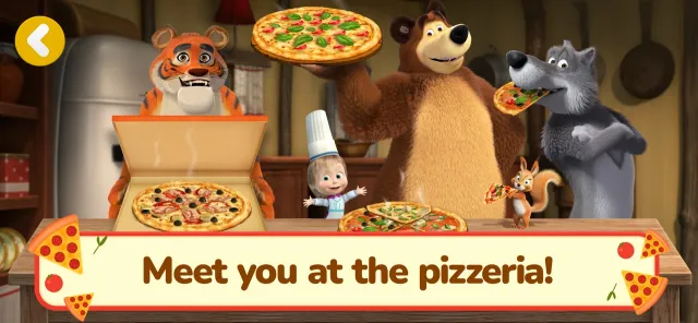 Masha and The Bear Pizzeria! | Games | XWorld