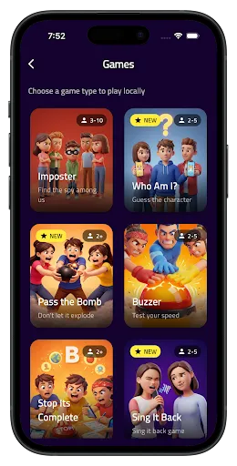 Buzzy Party: Imposter & Games | Games | XWorld Buzzy Party: Imposter & Games | Games | XWorld
