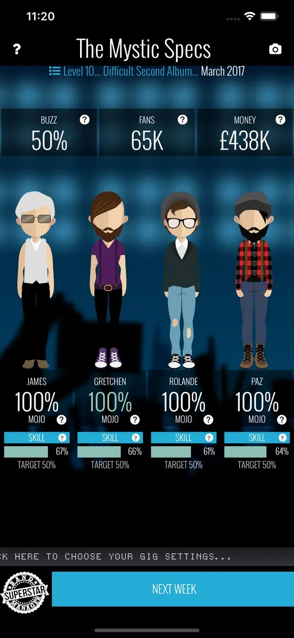 Superstar Band Manager | Permainan | XWorld