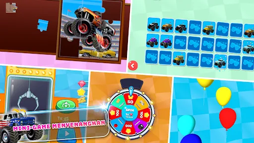 Monster Trucks Kids Race Game | Permainan | XWorld