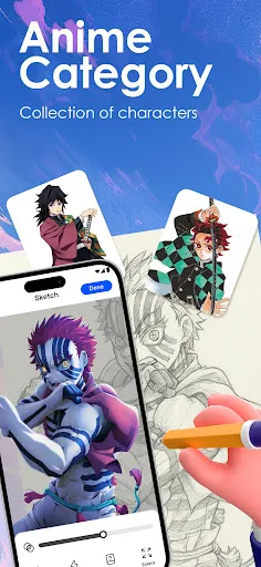 Draw Anime: AR Sketch & Trace | 游戏 | XWorld