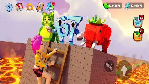 Survive Lava: Run for Brainzot | Игры | XWorld