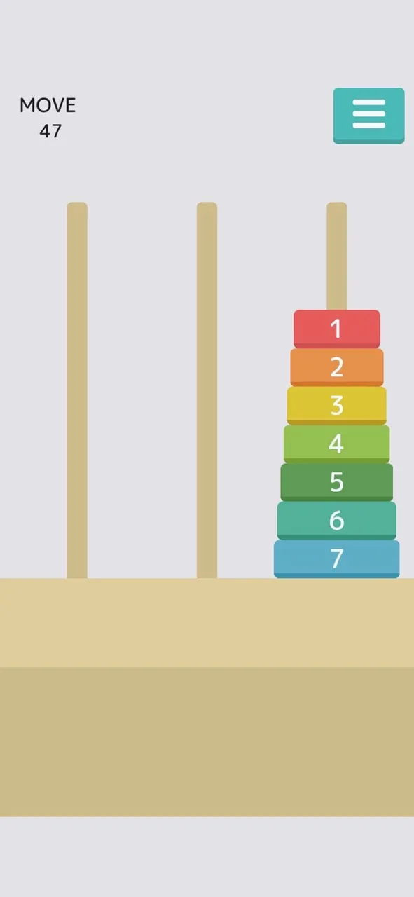 Tower of Hanoi - online puzzle | Games | XWorld