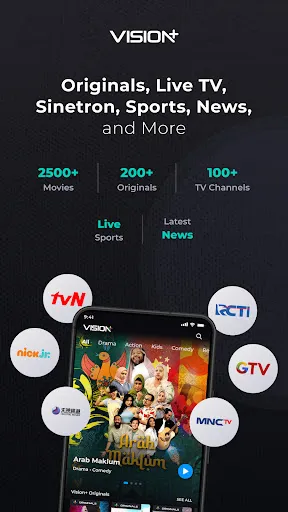 Vision+: Live, Sports & Series | juego | XWorld