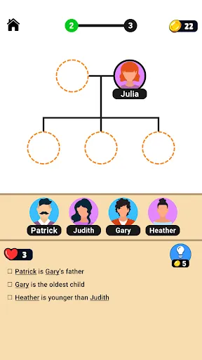 Family Tree! - Logic Puzzles | Games | XWorld