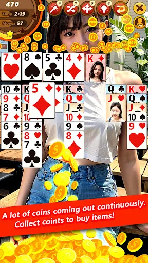 Girl Solitaire :Model Klondike | Games | XWorld