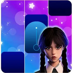 XWorld | Wednesday Addams Piano Tiles