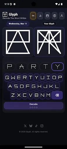 Glyph - Daily Word Puzzle | เกม | XWorld