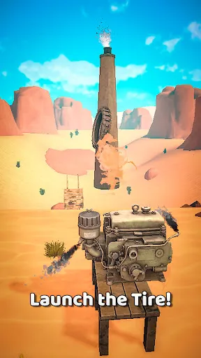 Diesel Engine: Tire Launch | Permainan | XWorld