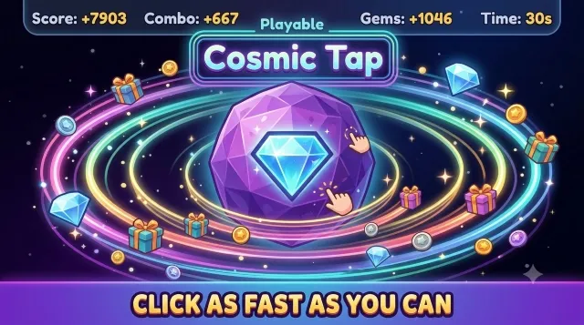 Playable | Cosmic Tap | Games | XWorld
