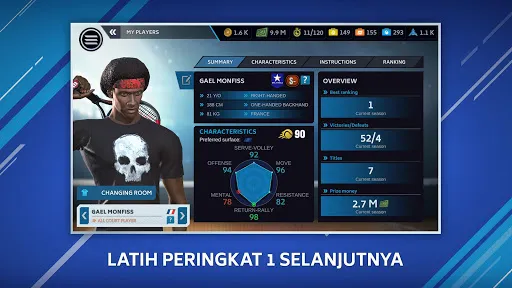 Tennis Manager Mobile | Permainan | XWorld