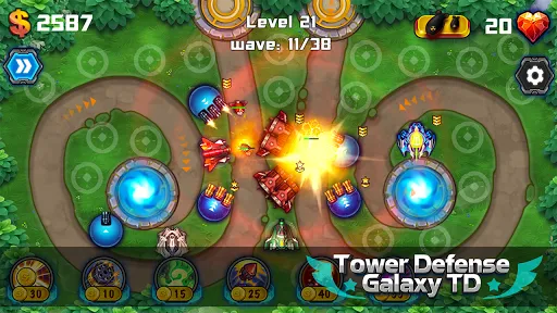 Tower Defense: Galaxy TD | Permainan | XWorld