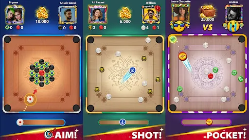Bintang Carrom - Papan Cakera | 游戏 | XWorld
