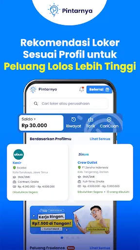 Pintarnya: Loker & Lamar Kerja | Permainan | XWorld