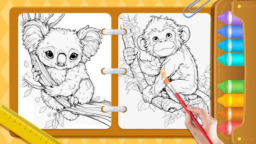 Colorear y dibujar para niños | juego | XWorld