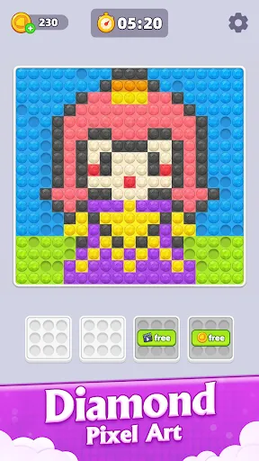 Diamond Pixel Art: Sort Puzzle | Permainan | XWorld