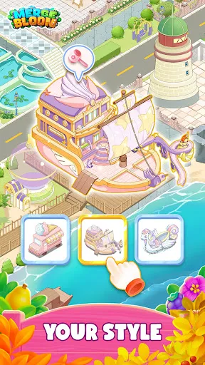 Merge Bloom - Flower Town | Games | XWorld