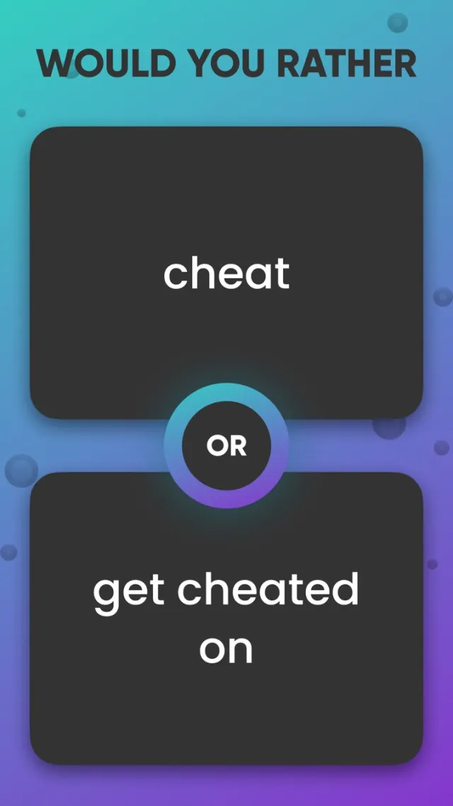 Would You Rather? Adult | juego | XWorld