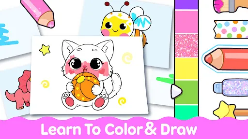 Glitter Coloring book for Kids | Jogos | XWorld