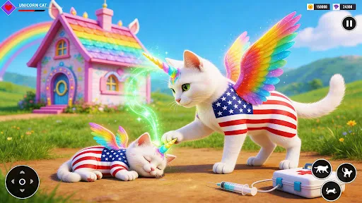 Unicorn Cat Princesses Family | juego | XWorld