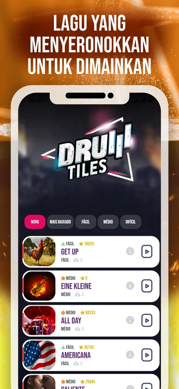 Drum Tiles: permainan gendang | Permainan | XWorld