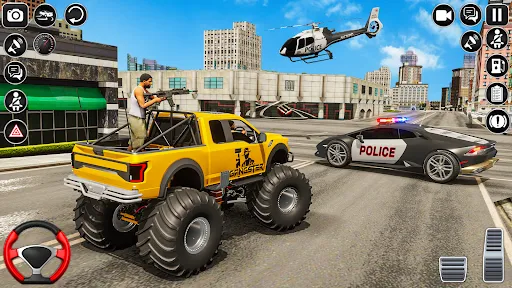 Gangster City Monster Truck 3D | Игры | XWorld