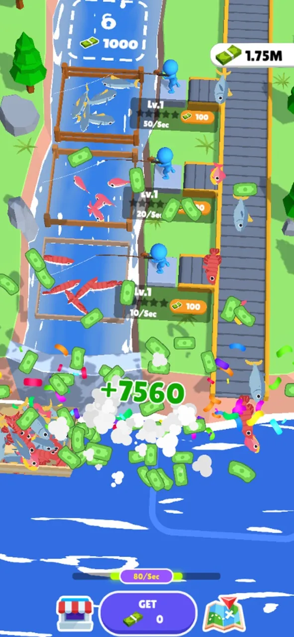 Funny Fishery Tycoon Idle | Игры | XWorld