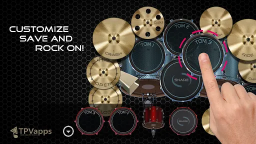 Metal Real Drum Set | เกม | XWorld