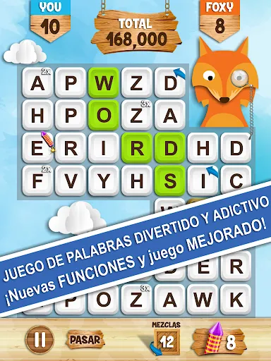 Palabras con Foxy | juego | XWorld Palabras con Foxy | juego | XWorld