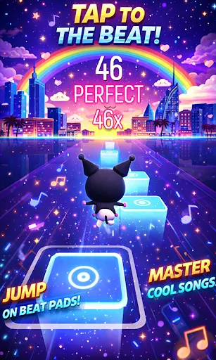 Dance Tiles Kuromi | Jogos | XWorld Dance Tiles Kuromi | Jogos | XWorld