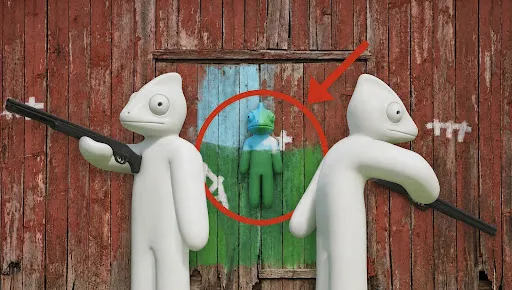 Real Chameleon. Hide and seek. | Игры | XWorld