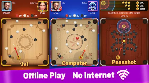 Carrom Meta-Board Disc Game | Permainan | XWorld