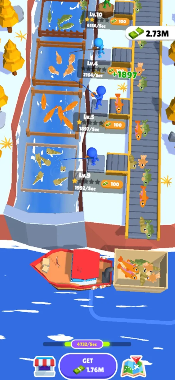 Funny Fishery Tycoon Idle | Игры | XWorld