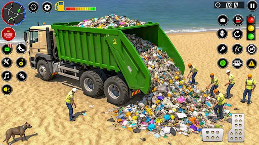 Garbage Truck Simulator Games | Permainan | XWorld