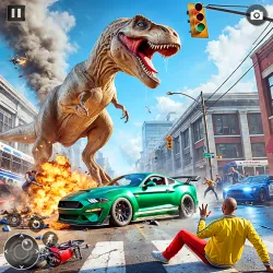 XWorld | Angry Dinosaur City Attack