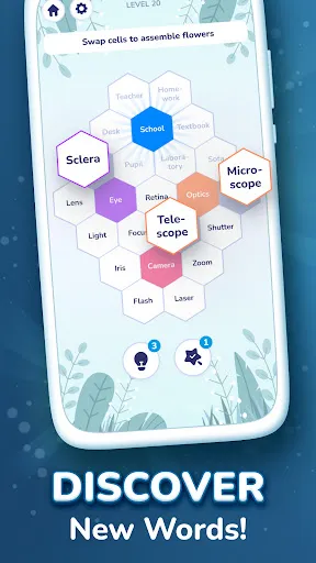 Hexa Words: Sort Associations | Jogos | XWorld