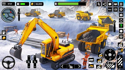 Snow Offroad Construction Game | Игры | XWorld