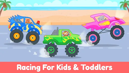 Monster Truck Kids Car Games | 游戏 | XWorld