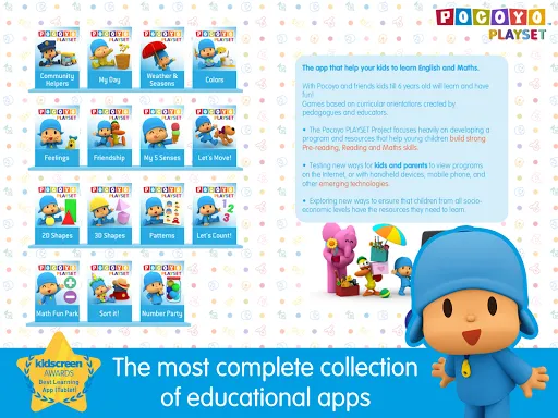 Pocoyo PlaySet Learning Games | Games | XWorld