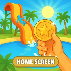 XWorld | Waterslide Tycoon Home Screen