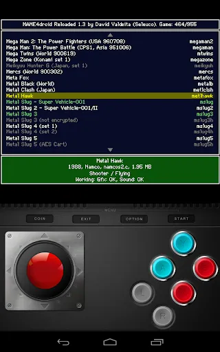 MAME4droid  (0.139u1) | juego | XWorld