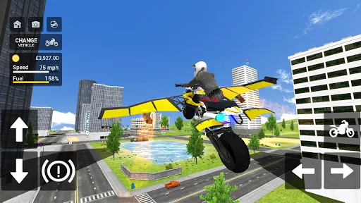 Flying Motorbike Simulator | Games | XWorld