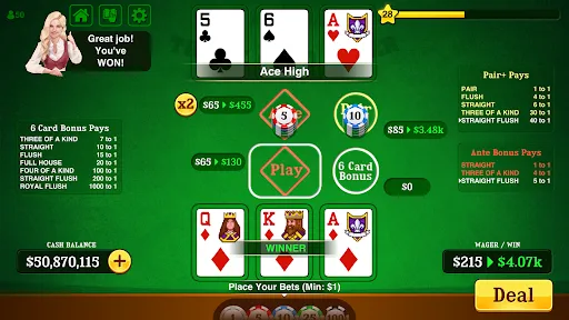 Triple Card Poker - Three Card | 游戏 | XWorld