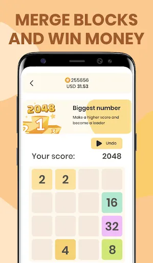 2048 - Solve and earn money! | Games | XWorld