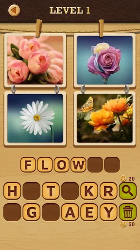4 Pics Puzzle: Guess 1 Word | Games | XWorld